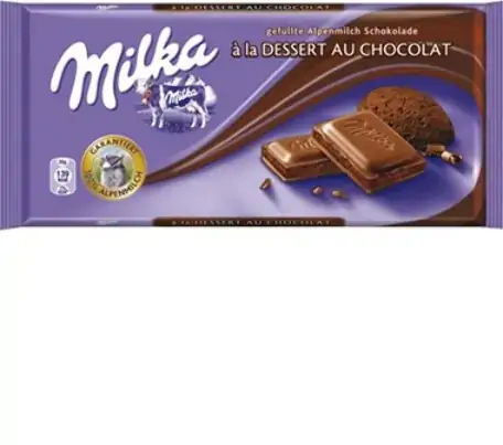 Chocolate Milka Desszert