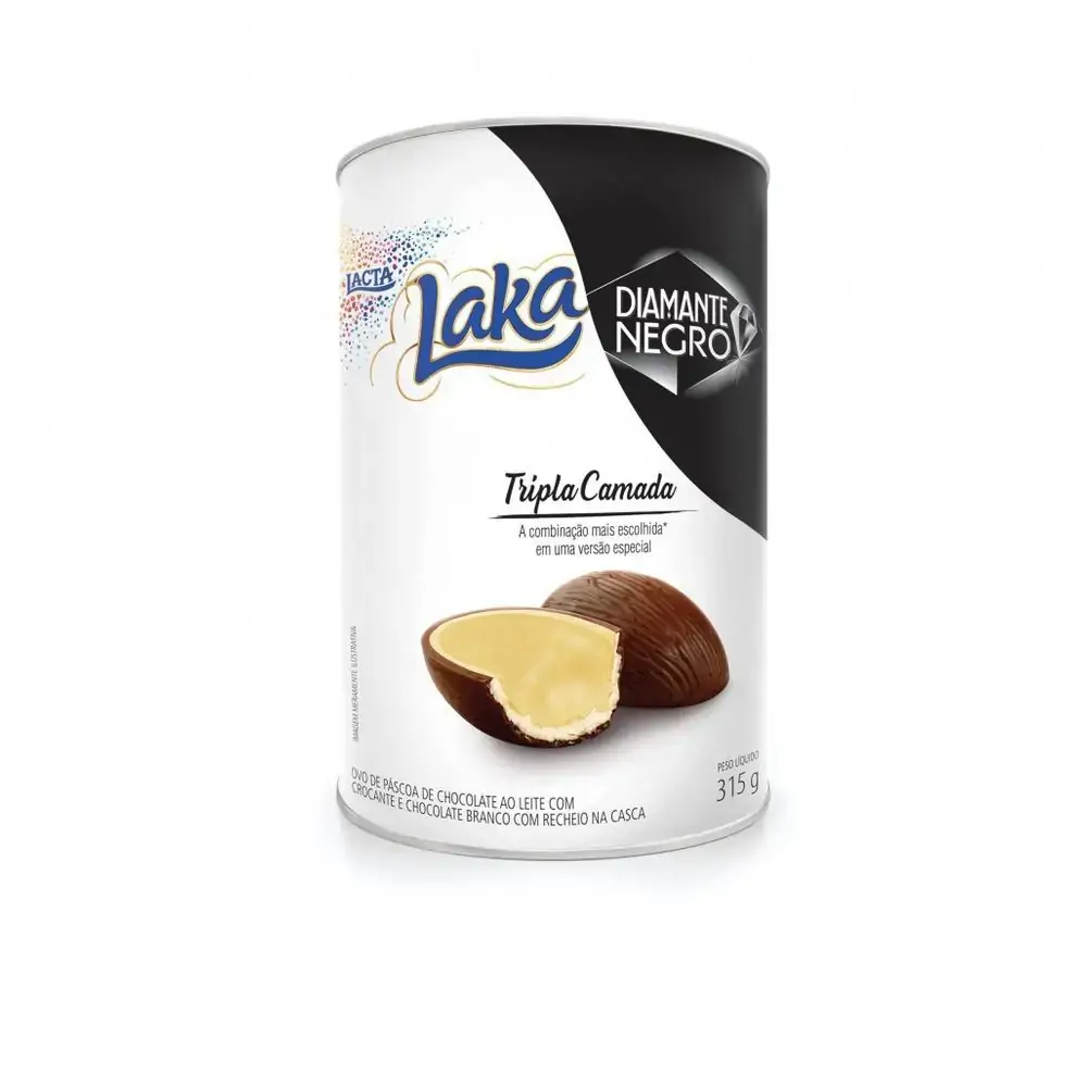 Ovo Pascoa Lacta Diam Negro/laka 315g