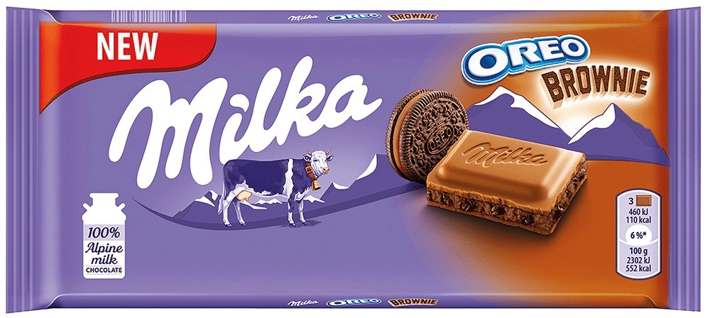 Choc.milka 100g Oreo Brownie