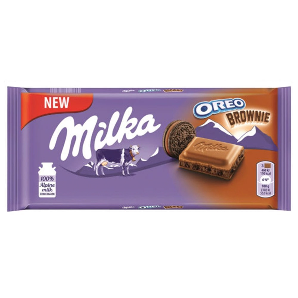 Choc.milka 100g Oreo Brownie