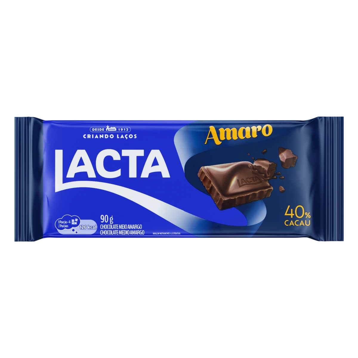 Choc.lacta Amaro 90g