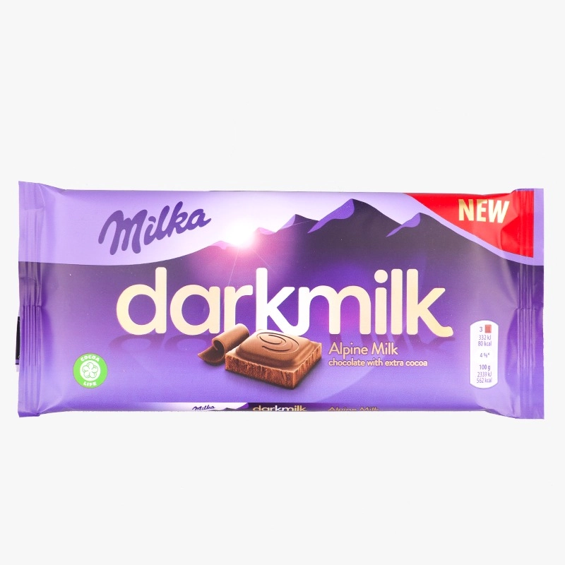Choc Milka Darkmilk Alpenmilch 85g