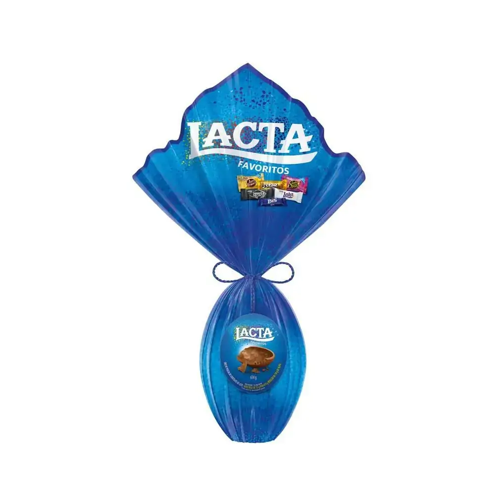 Ovo Pascoa Lacta 614g Favoritos