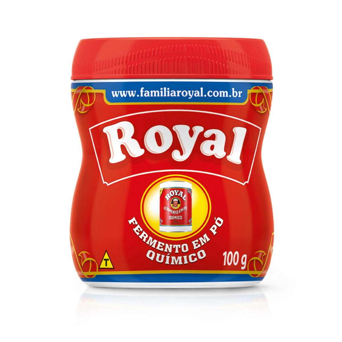 Pack Fermento Químico Pó Royal Pote 100g Cada Leve 12 Pague 11 Unidades