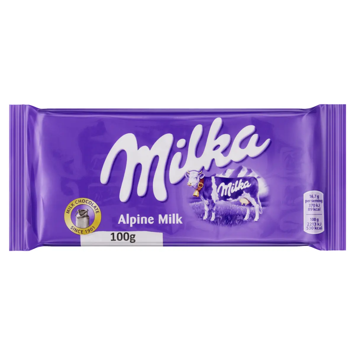 Choc Milka 100g Alpine Milk