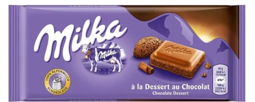Choc Milka Dessert 100g