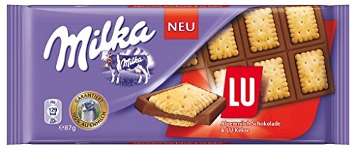 Choc Tab Milka Lu 87g