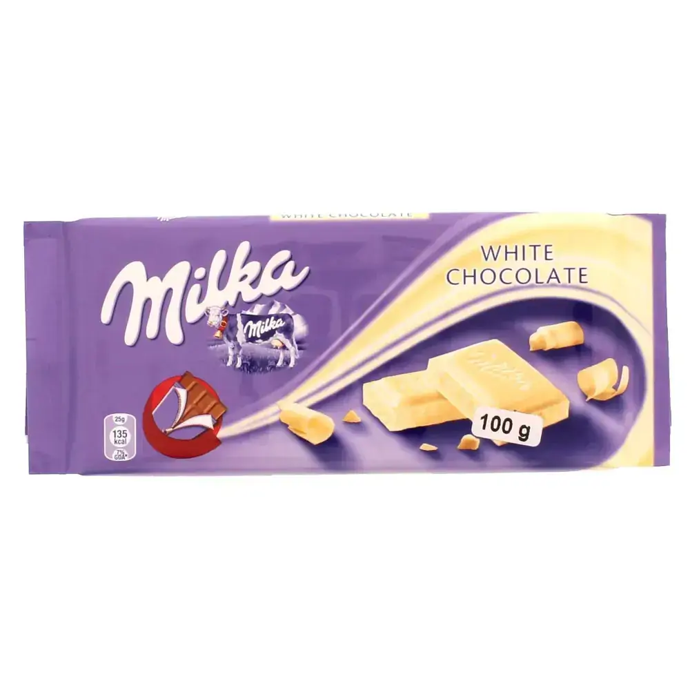 Chocolate Branco Milka Pacote 100g