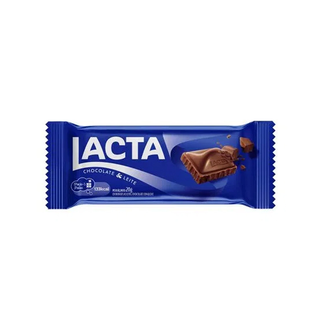 Chocolate Lacta 25gr Ao Leite