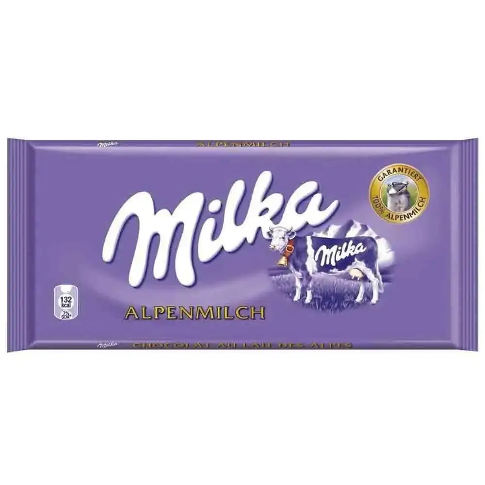Milka Alpine Milk Chocolate 100g
