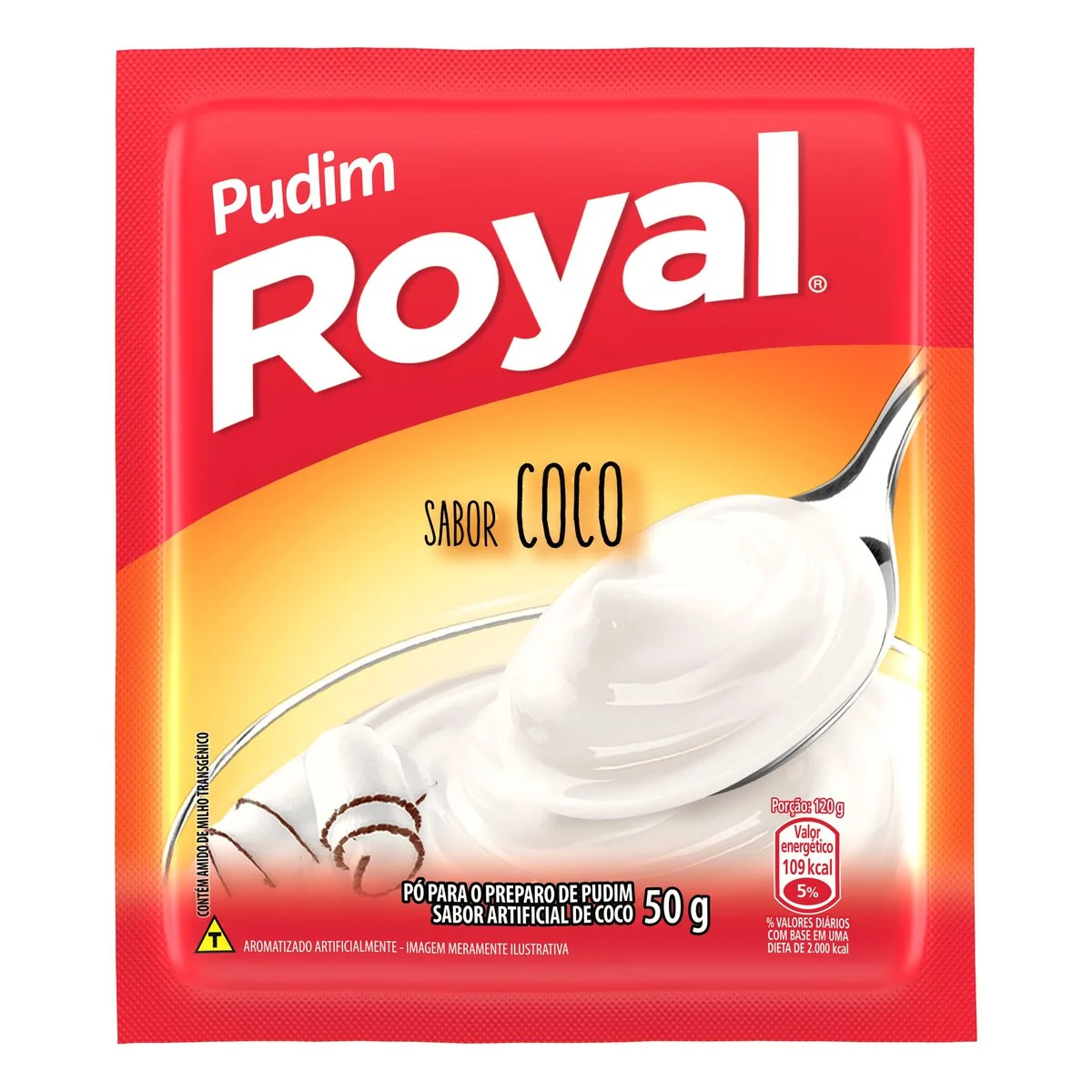 Pó Para Pudim Coco Royal Pacote 50g