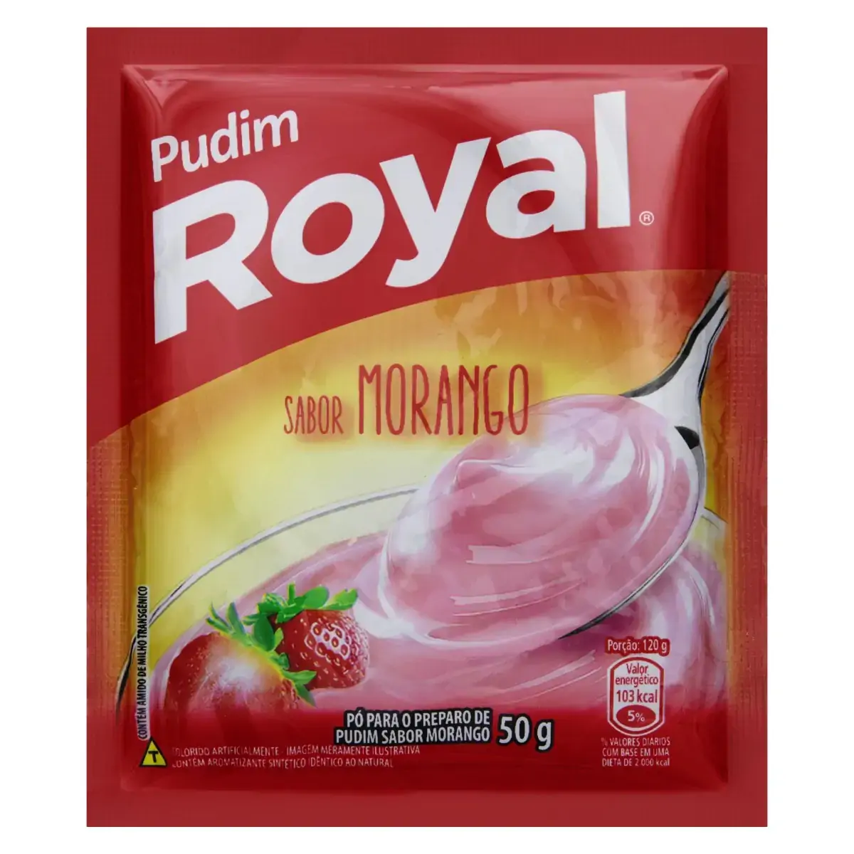 Po P/pudim Royal Morango