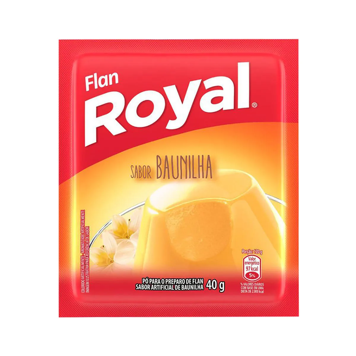 Pó Para Flan Baunilha Royal Pacote 40g