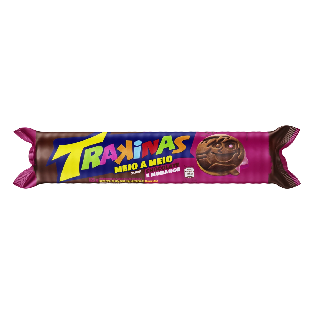 Kraft Foods Trakinas Chocolate E Morango