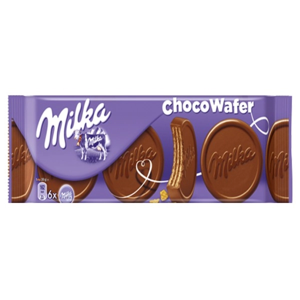 Biscoito Milka Choco Wafer 180g