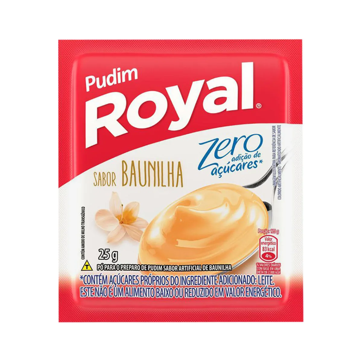 Pó Para Pudim Baunilha Royal Pacote 25g