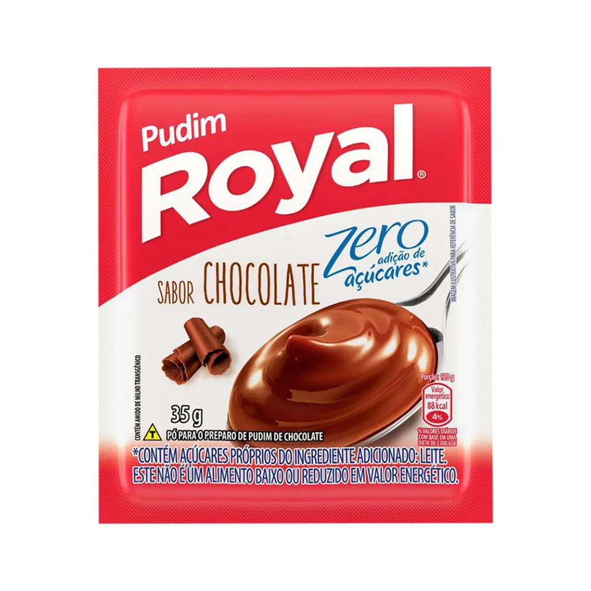 Pudim Royal 35gr Zero Chocolate