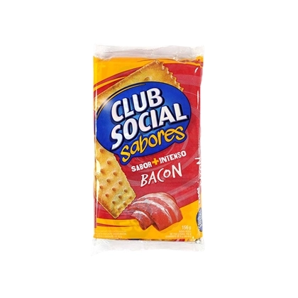 Biscoito Club Social Bacon