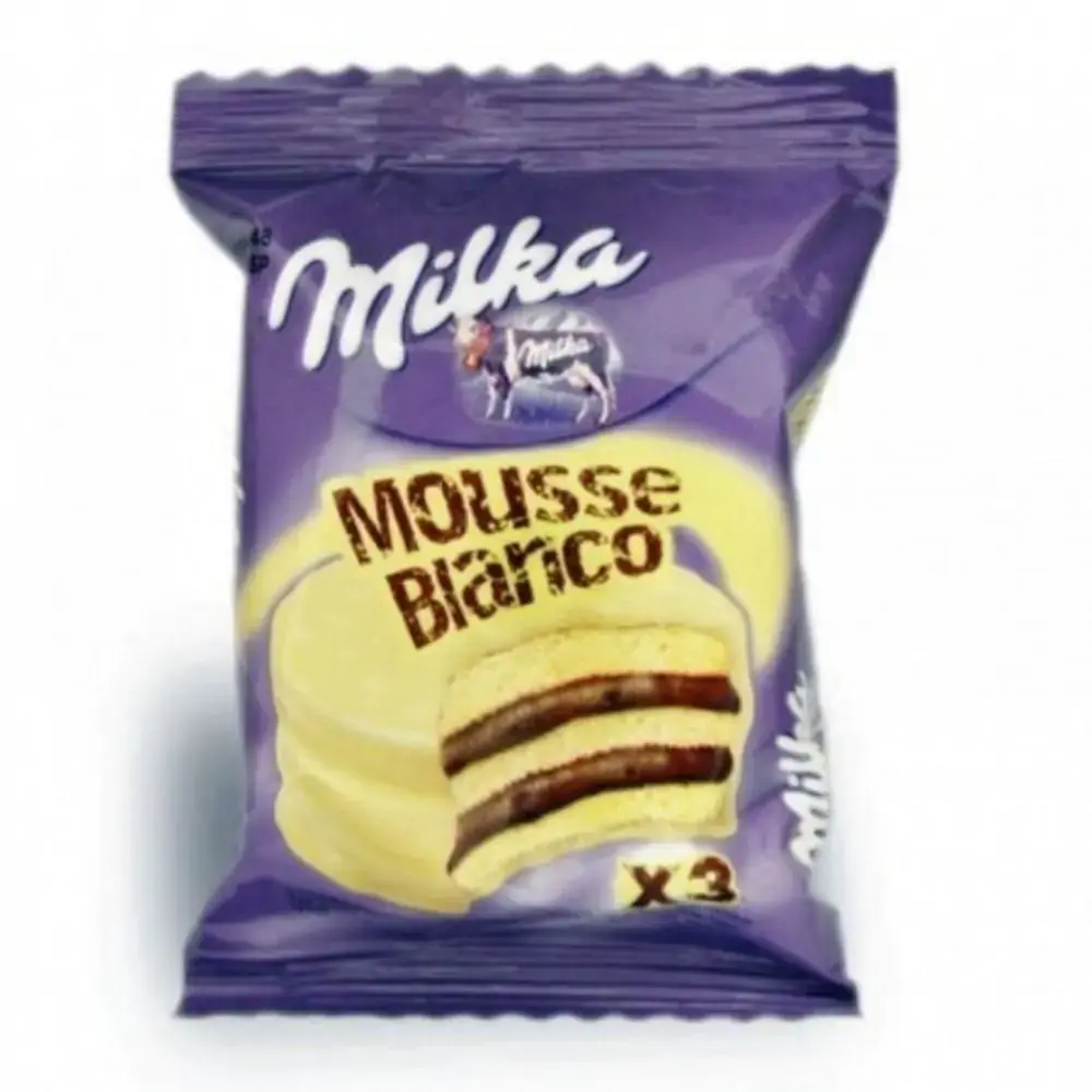 Bisc Milka Alfajor Mousse Branco 55g