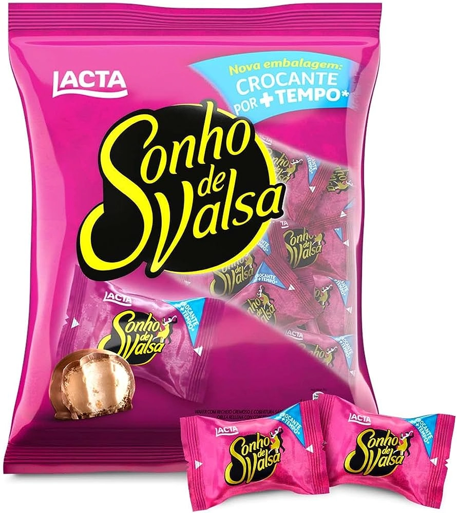 Chocolate Sonho De Valsa 50 Unidades 1kg Lacta