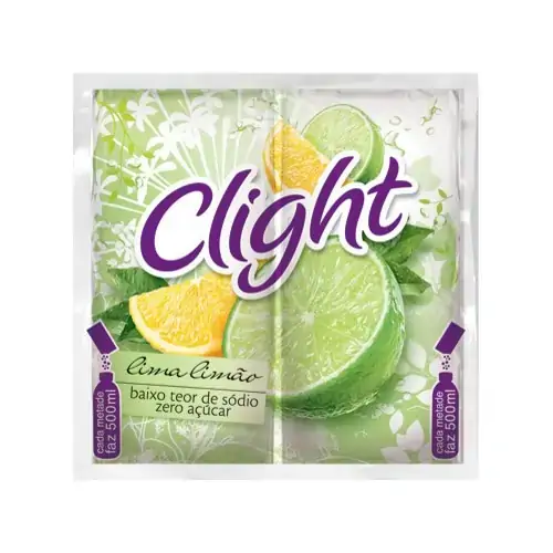 Refresco Em Pó Sabor Lima Limão Clight 9g