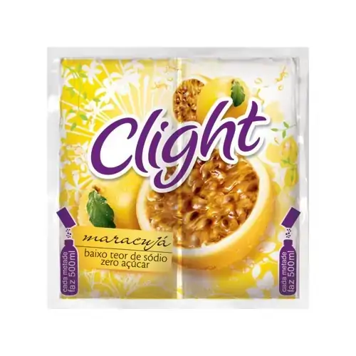 Refresco Em Pó Sabor Maracujá Clight 9g