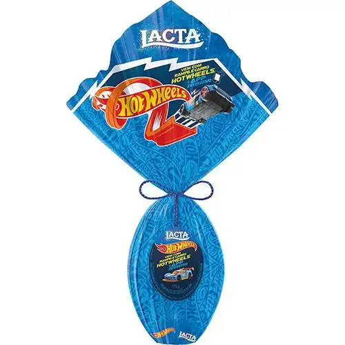 Ovo Pascoa Lacta 170g Hot Wheels