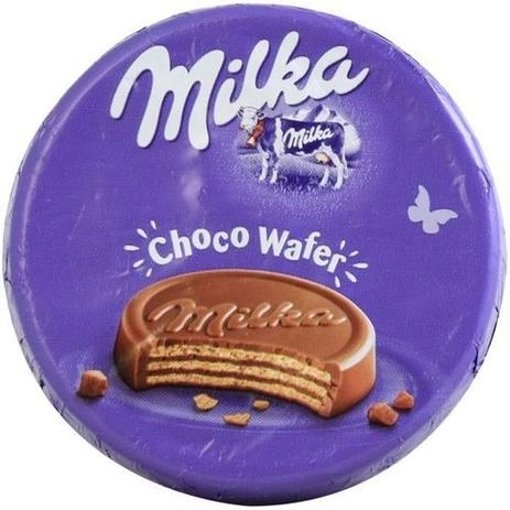 Biscoito Wafer Milka Choco Wafer Pacote 30g