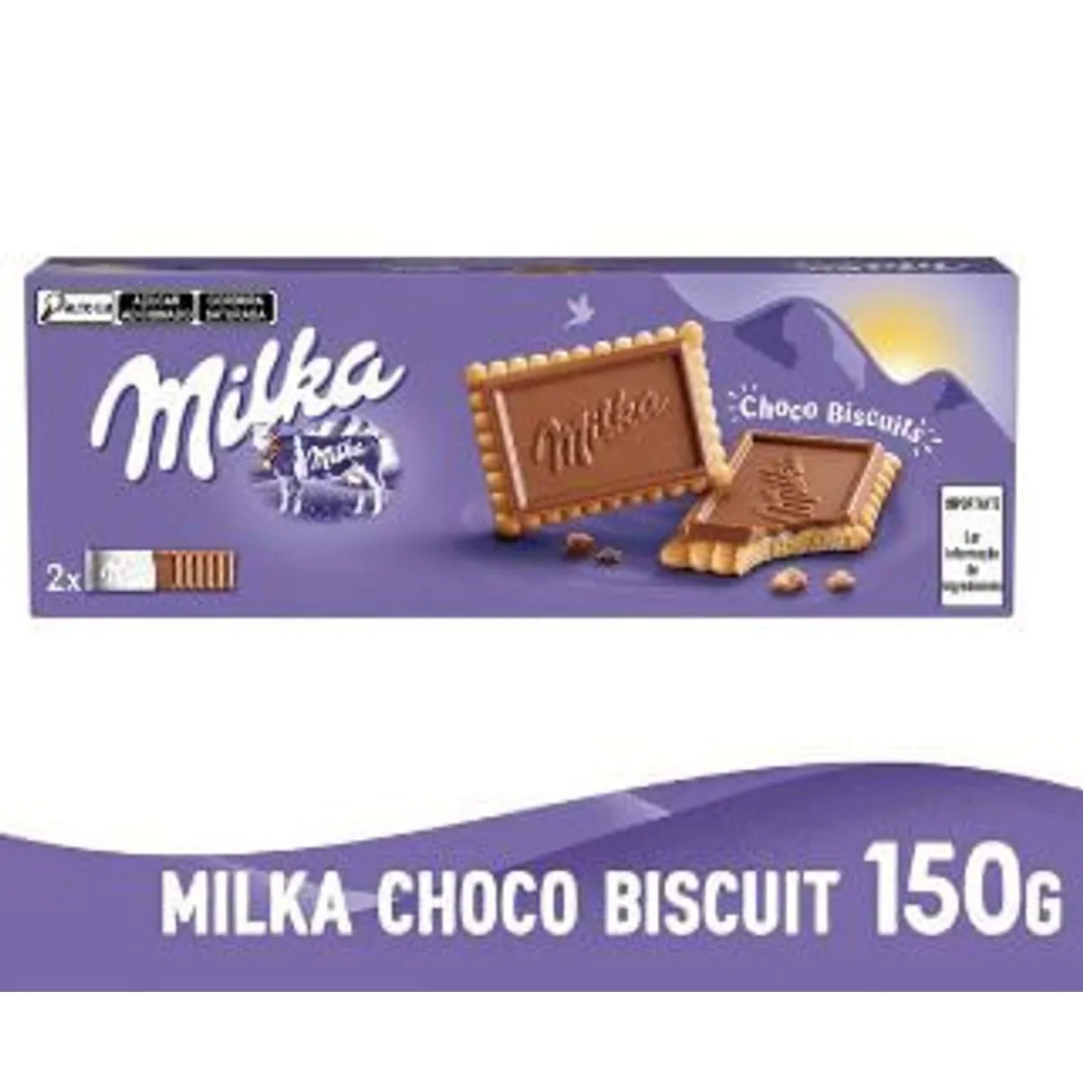 Chocolate ao Leite Milka Choco Biscuit 150g