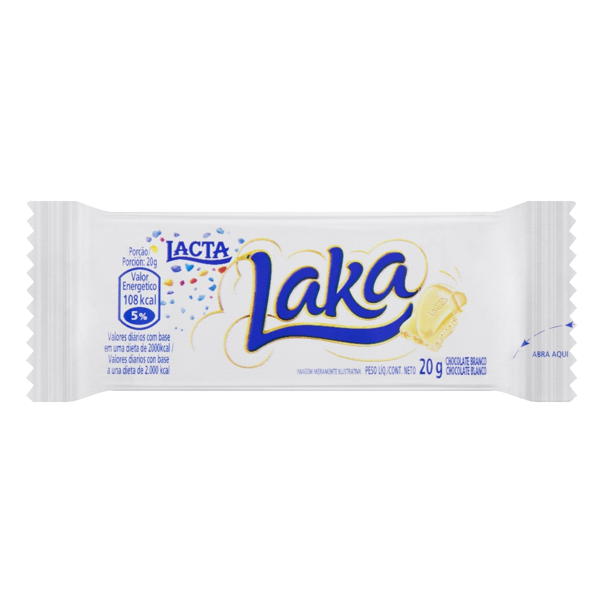 Laka Branco Lacta 25 G