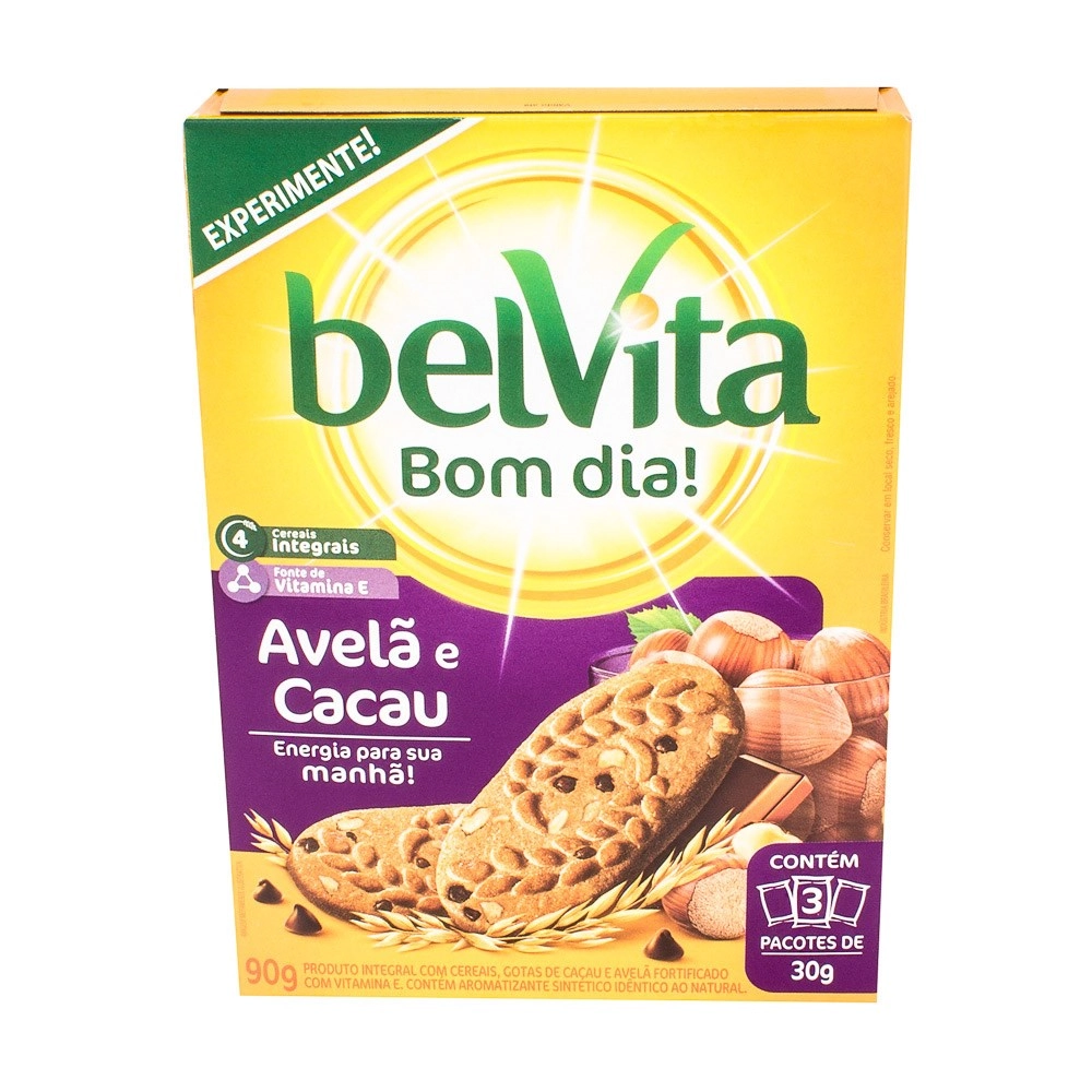 Biscoito De Avelã E Cacau Belvita