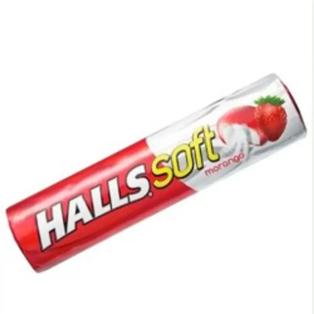 Drops Halls Soft Morango 15x