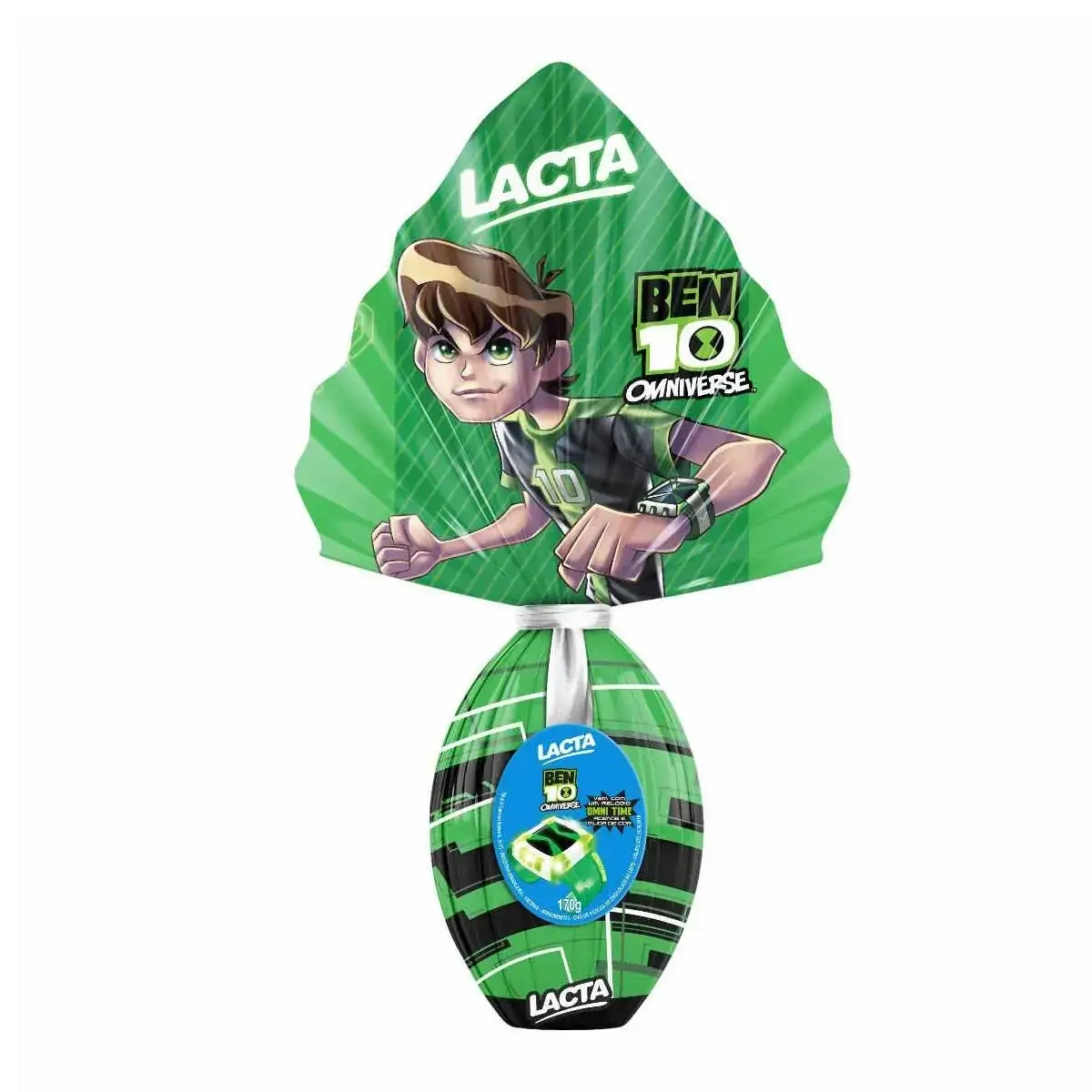 Ovo de Páscoa LACTA Ben 10 Tradicional Nº 15 170g