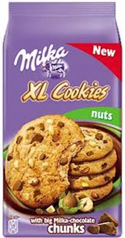 Milka Cookies With Chocolate Chunks Nuts 184g