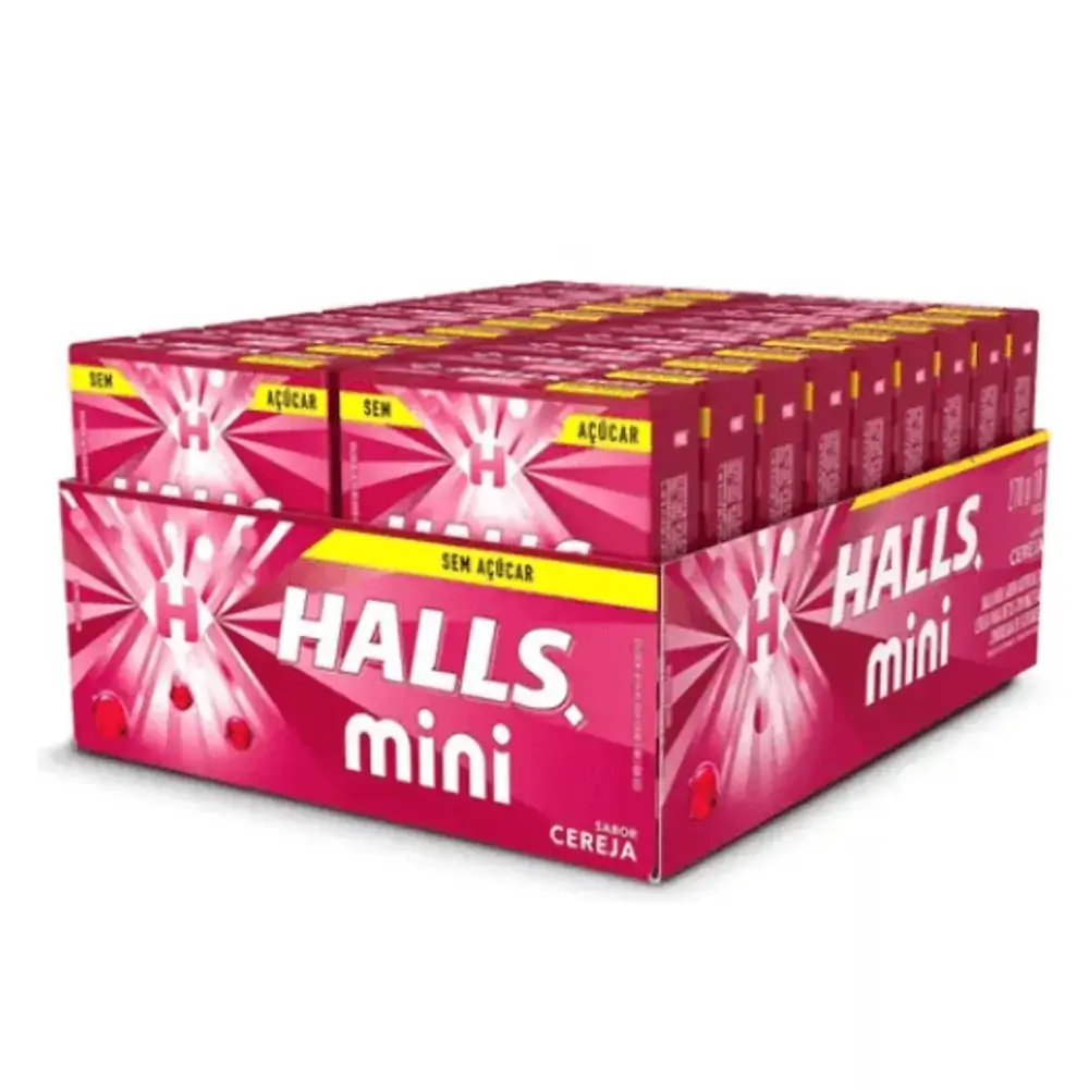 Drops Halls Mini Cereja 15g