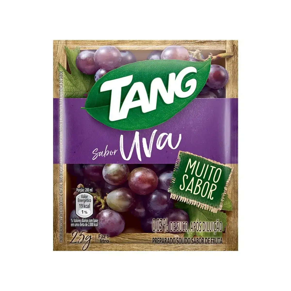 Refresco Em Pó Uva Tang Pacote 25g