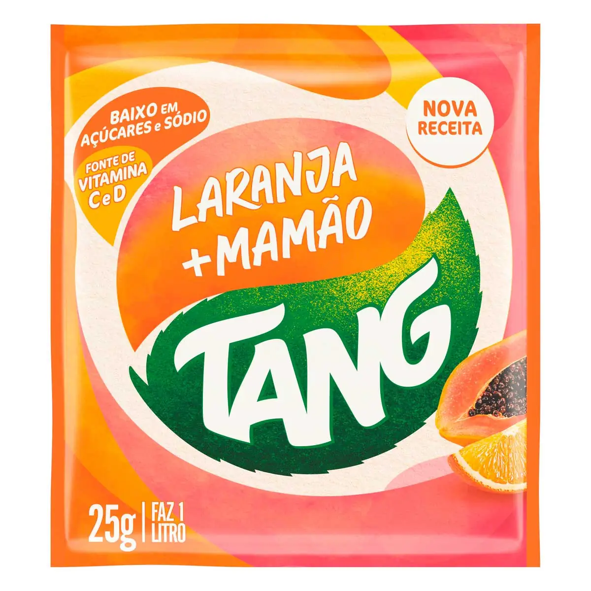 Refresco de Laranja e Mamão Tang Nutri 25 g