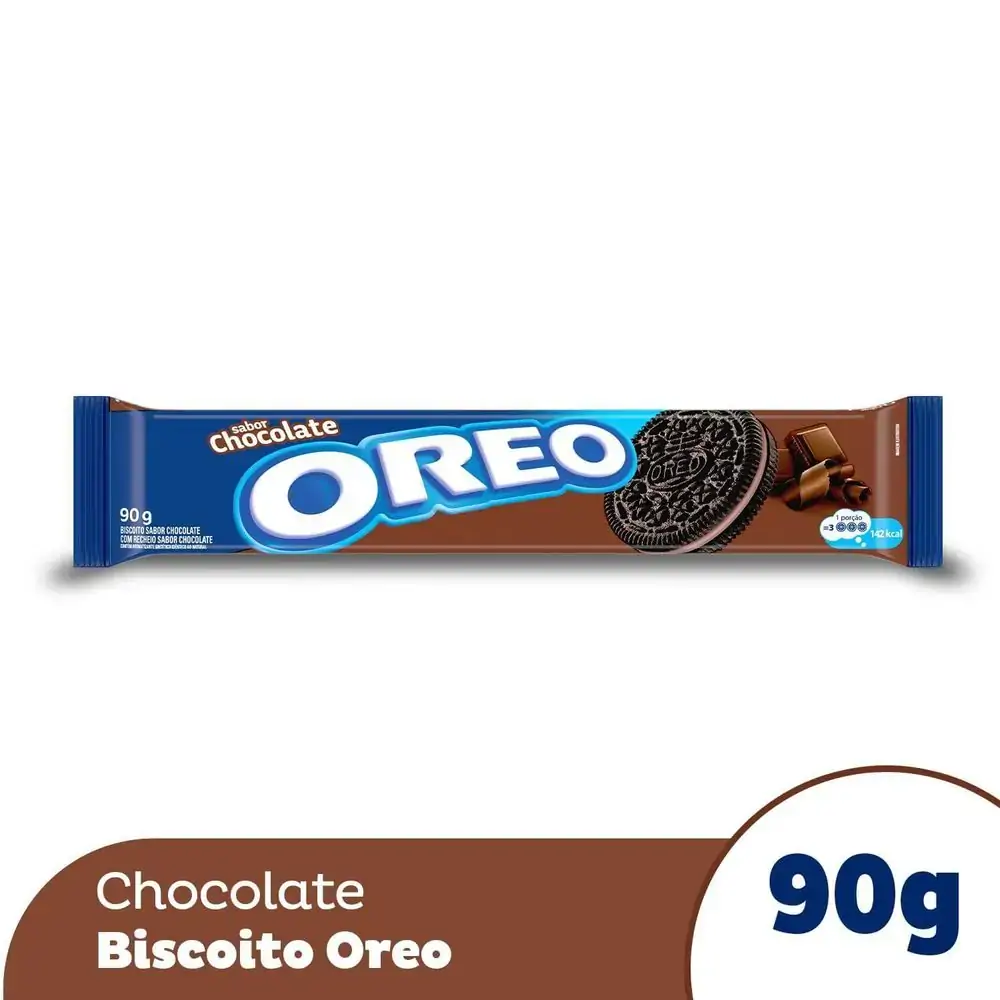 Biscoito Recheado Oreo Chocolate 90g