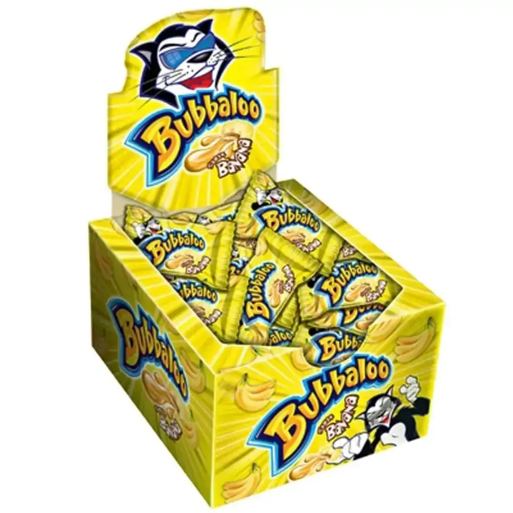 Chicle Bubbaloo 60un Banana