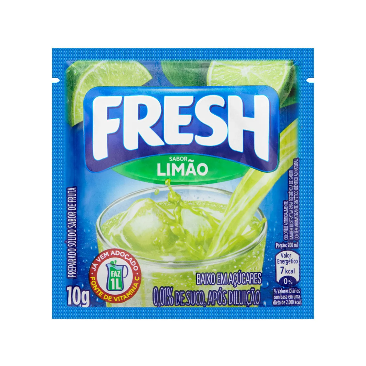 Refresco Em Pó Limão Fresh Pacote 10g