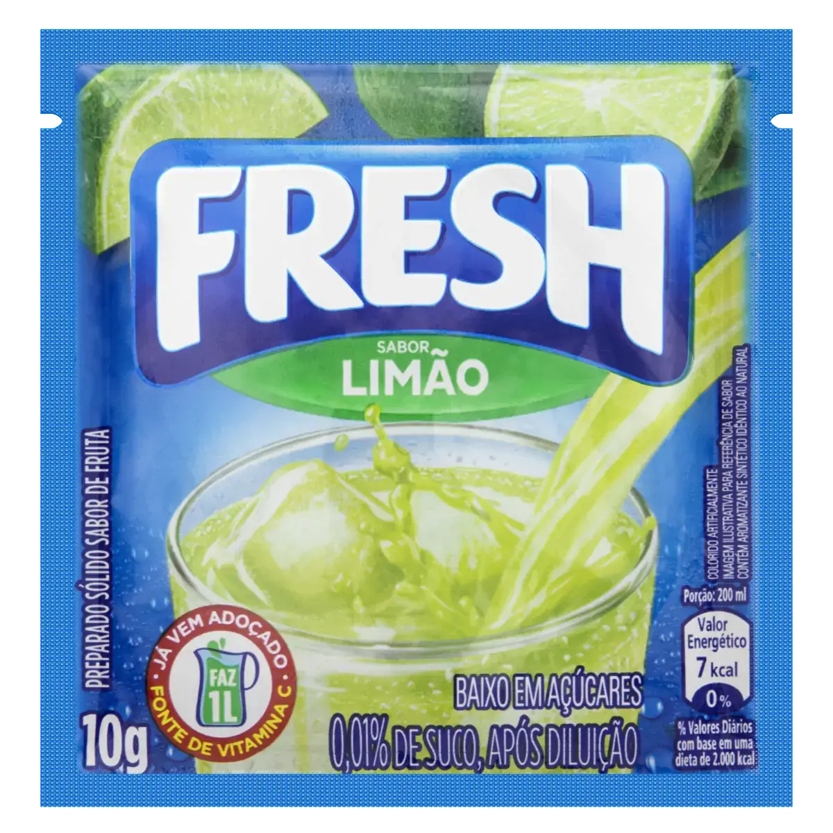 Refresco Em Pó Limão Fresh Pacote 10g