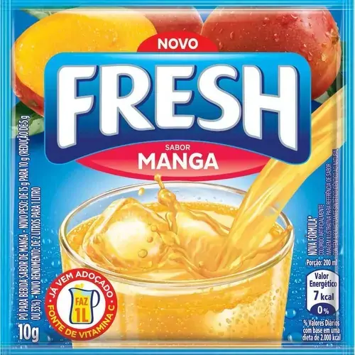Refresco Em Pó Manga 10g Fresh