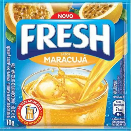 Refresco Em Po Maracuja 10g Fresh