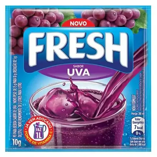 Refresco Em Po Uva 10g Fresh