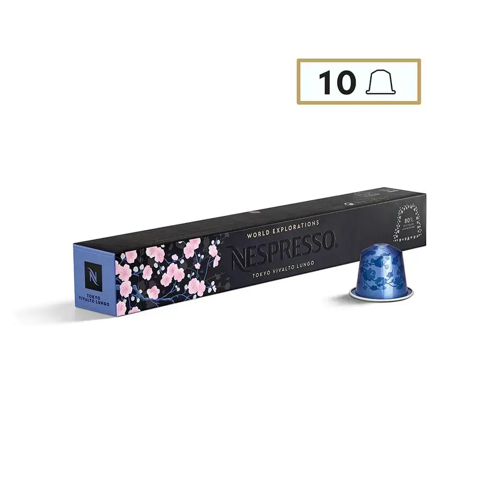 Cápsulas de Café Nespresso Tokyo Vivalto Lungo - 10 Cápsulas