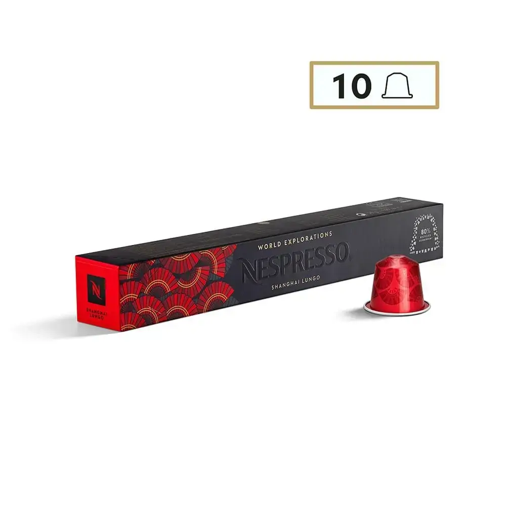 Cápsulas de Café Nespresso Shanghai Lungo - 10 Cápsulas