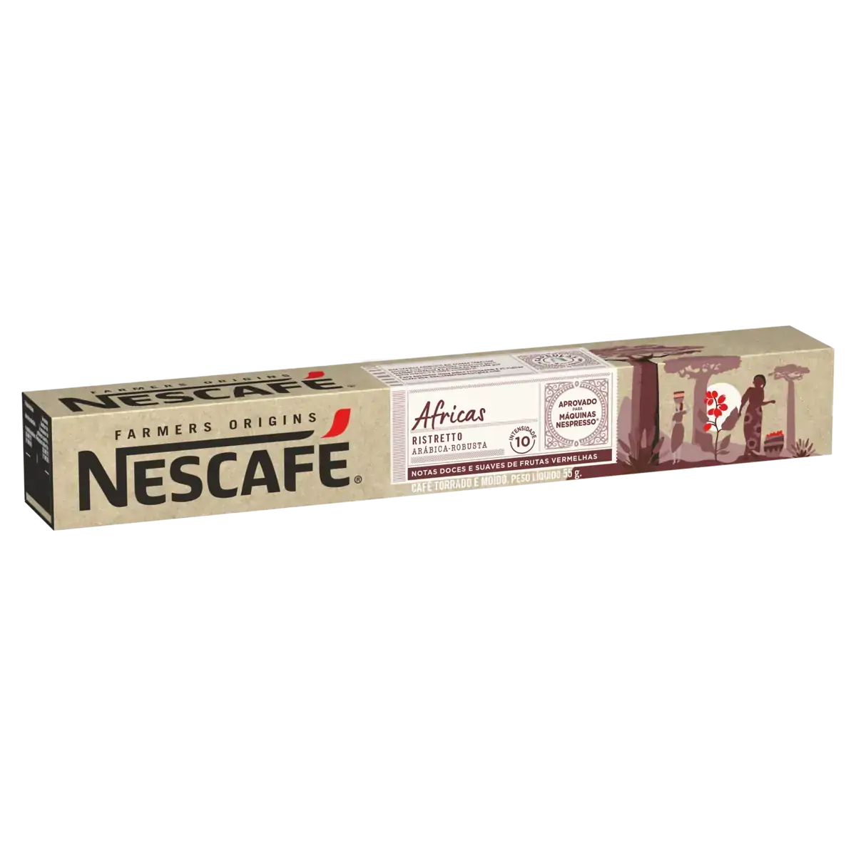 Café NESCAFE Farmer Origins AFRICAS 10 Cápsulas 55g