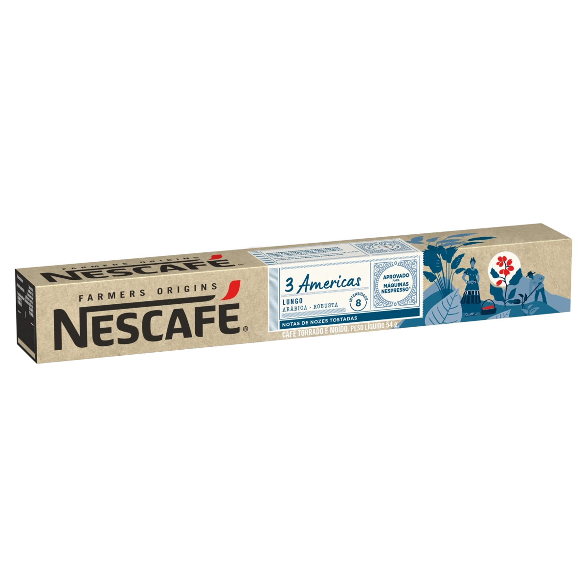 Café NESCAFÉ Farmer Origins 3 AMERICAS 10 Cápsulas 54g