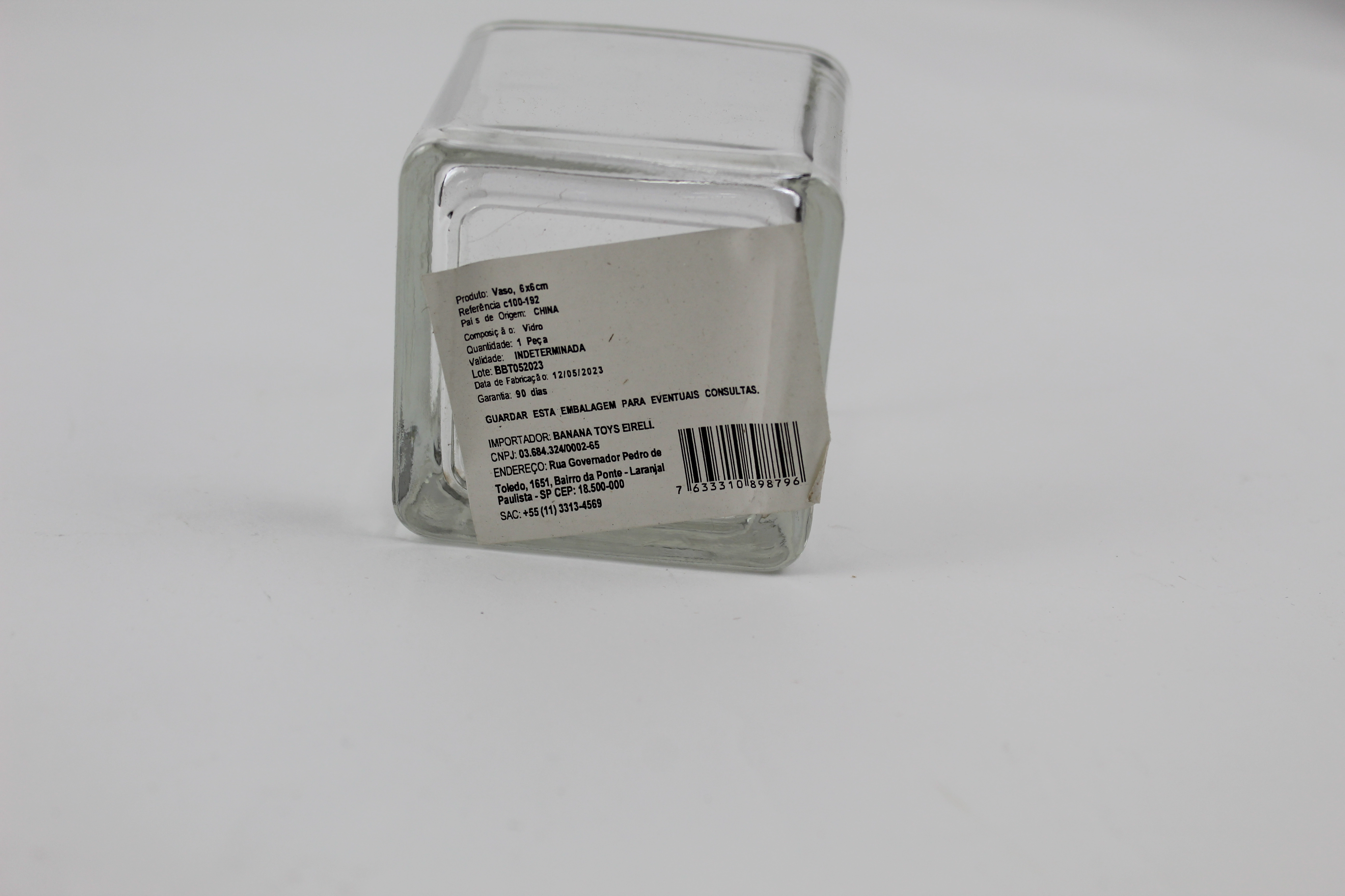 Vaso Vidro C100 192 Banana Toys