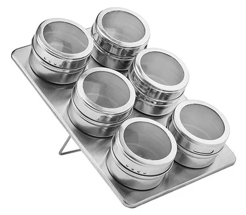 Porta Condimento Inox 6pcs C800 40 Banana Toys
